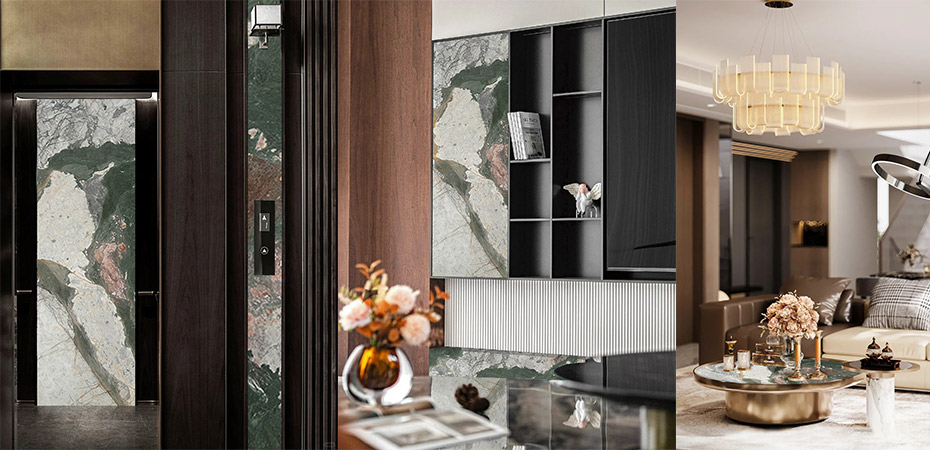 Applications of Panda Green Marble