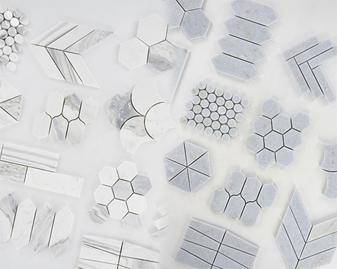 المواصفات الأكثر شيوعًا لبلاط الرخام الأبيض المقطوع حسب المقاس وبلاط الفسيفساء في السوق الأمريكية