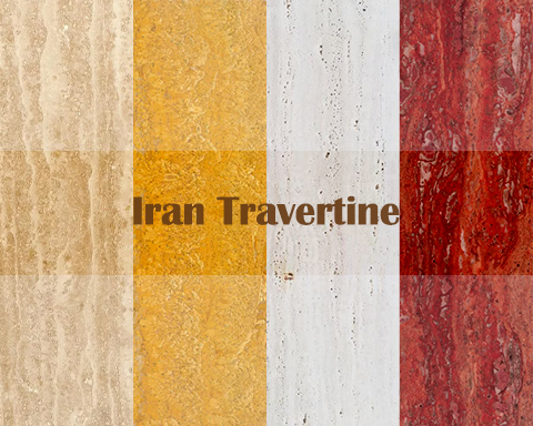 إيران، أصل الحجر الشهير - سلسلة الترافرتين